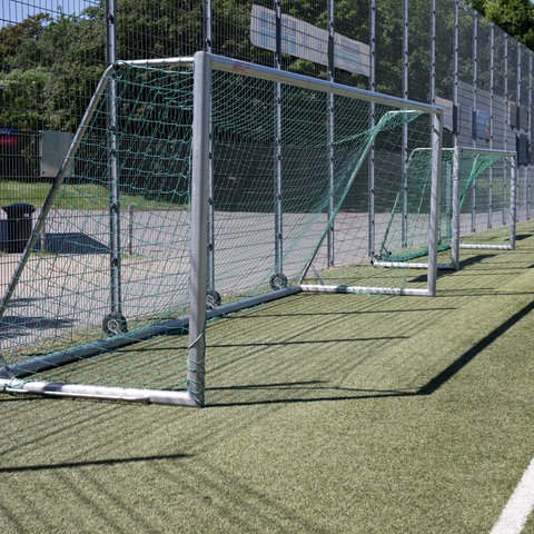 Sportplatz von Viktoria Preußen Frankfurt im Stadtteil Eckenheim.