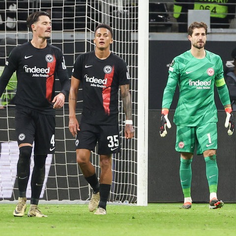 Enttäuschung bei Robin Koch, Tuta und Kevin Trapp