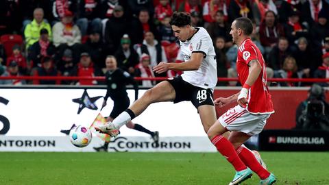 Nacho Ferri mit dem Tor zum 3:0 gegen Union