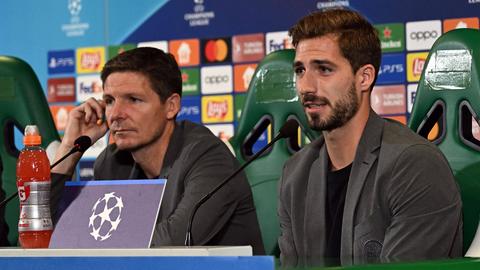 Oliver Glasner und Kevin Trapp