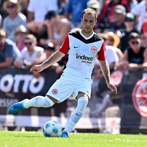 Mario Götze beim ersten Testspiel. 