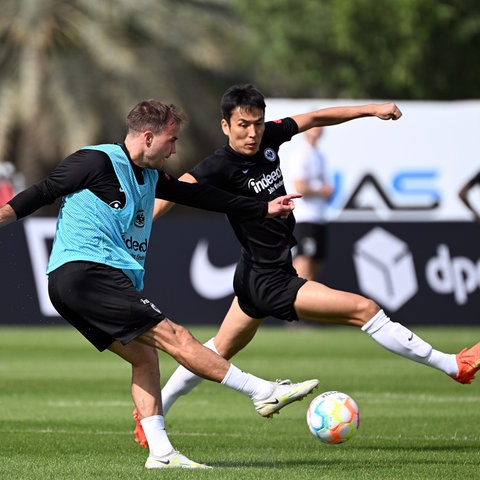 Makoto Hasebe im Trainingslager von Eintracht Frankfurt