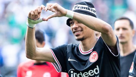 Ebimbe und Ekitike von Eintracht Frankfurt 