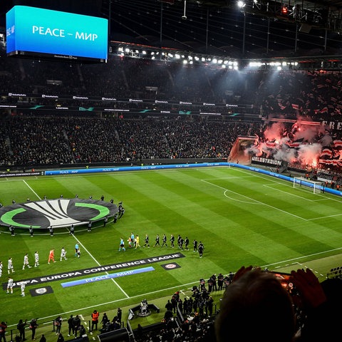 Fans von Eintracht Frankfurt in der Conference League