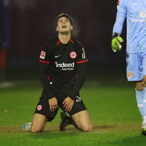 Frust bei Igor Matanovic von Eintracht Frankfurt