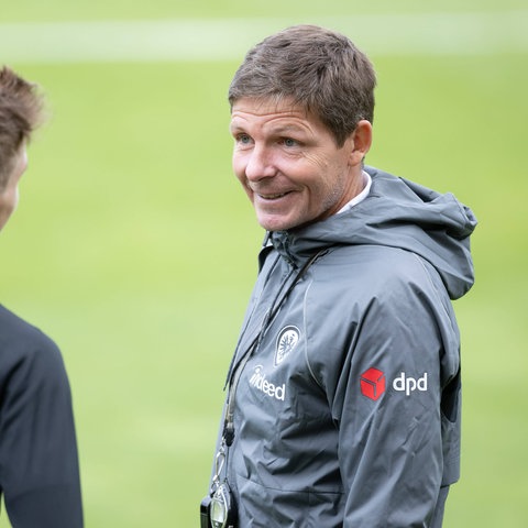 Oliver Glasner von Eintracht Frankfurt beim Training