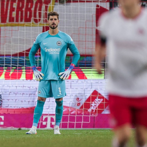 Frust bei Kevin Trapp von Eintracht Frankfurt