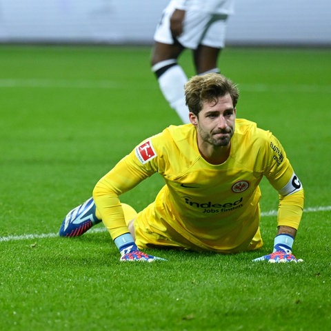 Frust bei Eintracht-Keeper Kevin Trapp