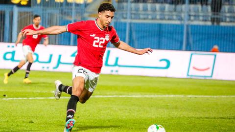 Omar Marmoush im Trikot von Ägypten