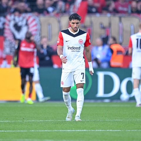 Omar Marmoush und die Eintracht gingen in Leverkusen leer aus.