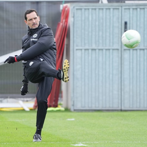 Dino Toppmöller Eintracht Frankfurt Training