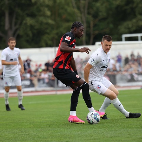 Eintracht Frankfurt bei Testspiel in Fulda 